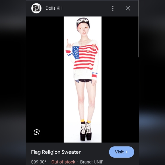 Flag Religion Sweater - Picture 6 of 6